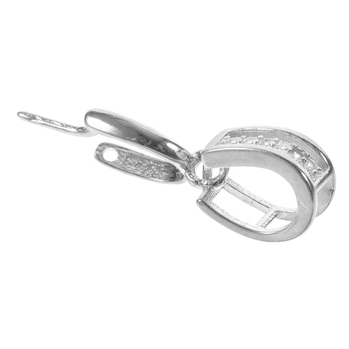 FRCOLOR Halskettenschnalle Halsketten-Anhänger- Bügelverschluss Schlüssel Anhänger Bügelverbinder Schmuck Bügelperlen-Verbindungsbügel Anhänger mit Klemmverschluss s925 Silber FRCOLOR Halskettenschnalle Halsketten-Anhänger- Bügelverschluss Schlüssel Anhänger Bügelverbinder Schmuck Bügelperlen-Verbindungsbügel Anhänger mit Klemmverschluss s925 Silber von FRCOLOR