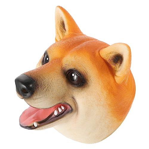 FRCOLOR Handpuppe Vinyl Hund Handspielpuppe Puppenkopf für Rollenspiele Motorik und Kommunikationsspielzeug von FRCOLOR