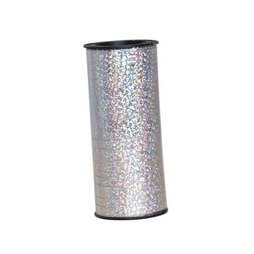 FRCOLOR Helium ballon Metallic Curling Band Silber Geschenkband Rolle Glitzernde Dekobänder für Party Festival Geschenkverpackung und Luftballon Deko FRCOLOR Helium ballon Metallic Curling Band Silber Geschenkband Rolle Glitzernde Dekobänder für Party Festival Geschenkverpackung und Luftballon Deko von FRCOLOR