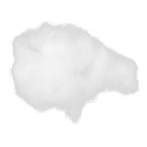 FRCOLOR Hochresiliente Polyester Füllwatte für Kuscheltiere Weiche Leichte Faserfüllung zum Basteln von Kissen Puppen und DIY Deko Vielseitiges Material für Anfänger und Kreative Projekte von FRCOLOR