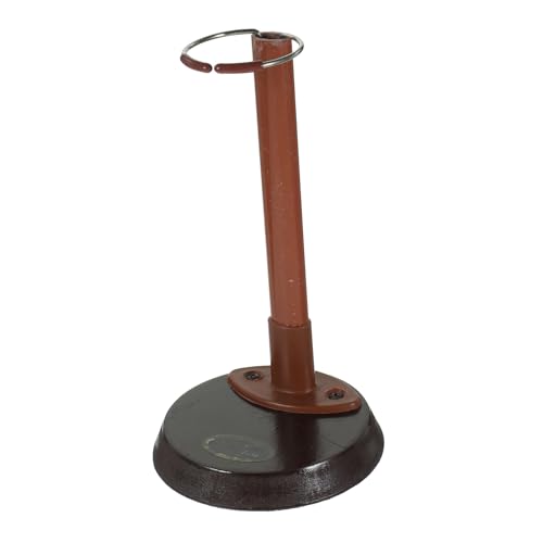 FRCOLOR Holz Puppenständer mit Kopfstütze Stabiles Display Regal für Doll Displaying Leicht Mittlere Höhe Aufbewahrungsrack für Miniaturpuppen von FRCOLOR