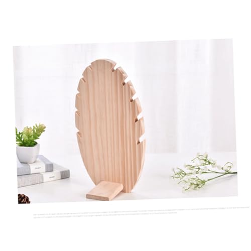 FRCOLOR Holz Schmuckständer Eleganter Fächerförmiger Halskettenhalter für Schmuckpräsentation im Zuhause oder Geschäft für Ohrringe und Anhänger FRCOLOR Holz Schmuckständer Eleganter Fächerförmiger Halskettenhalter für Schmuckpräsentation im Zuhause oder Geschäft für Ohrringe und Anhänger von FRCOLOR