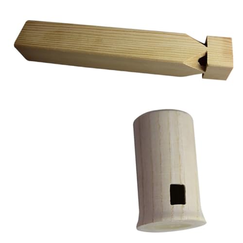 FRCOLOR Holzspielzeug Pfeife Musikinstrument Blasinstrument Lernspielzeug Holzflöte Tragbar für Jungen Mädchen zur Lungentraining und Musikförderung FRCOLOR Holzspielzeug Pfeife Musikinstrument Blasinstrument Lernspielzeug Holzflöte Tragbar für Jungen Mädchen zur Lungentraining und Musikförderung von FRCOLOR