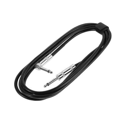 FRCOLOR Instrumentenkabel für Gitarre und Bass Lärmschutz Kabel mit Abgewinkelten Steckern für Optimalen und Hohe Haltbarkeit Geeignet für Aufnahmen und Live Auftritte von FRCOLOR