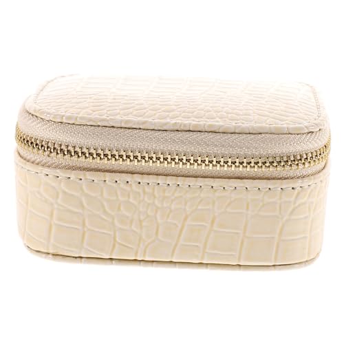 FRCOLOR Kleine Reise Schmuckbox mit Reißverschluss PU Schmuckorganizer für Damen und Mädchen Kompakte Aufbewahrung für Ohrringe Ringe Anhänger Leicht und Tragbar Elegantes Design FRCOLOR Kleine Reise Schmuckbox mit Reißverschluss PU Schmuckorganizer für Damen und Mädchen Kompakte Aufbewahrung für Ohrringe Ringe Anhänger Leicht und Tragbar Elegantes Design von FRCOLOR