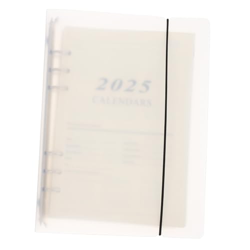 FRCOLOR Kleiner Monatsplaner mit Transparentem Abnehmbaren Pp matteinband Vielseitiges Langlebiges Loose leaf notizbuch für Tagesplanung Journaling und Organisation von FRCOLOR