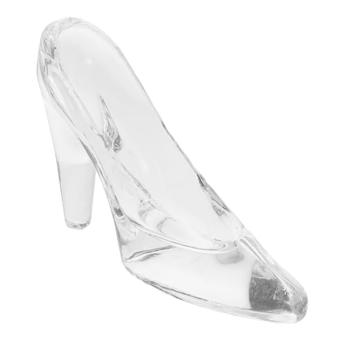 FRCOLOR Kristall High Heel Schuhe Dekoration Transparentes Glaspantoffel Ornament für Hochzeiten Partys Charmante Tischdekoration für Valentinstag Besondere Anlässe FRCOLOR Kristall High Heel Schuhe Dekoration Transparentes Glaspantoffel Ornament für Hochzeiten Partys Charmante Tischdekoration für Valentinstag Besondere Anlässe von FRCOLOR