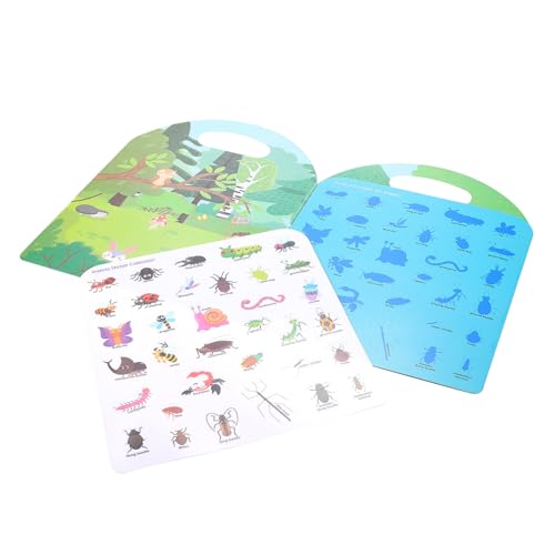 FRCOLOR Lernbuch mit Lustigen Insekten Stickern Tragbares Sicheres Vorschulspielzeug für Frühe Bildung und Sprachförderung Leichtes Aktivitätsbuch für Reisen und Geburtstagsgeschenk FRCOLOR Lernbuch mit Lustigen Insekten Stickern Tragbares Sicheres Vorschulspielzeug für Frühe Bildung und Sprachförderung Leichtes Aktivitätsbuch für Reisen und Geburtstagsgeschenk von FRCOLOR