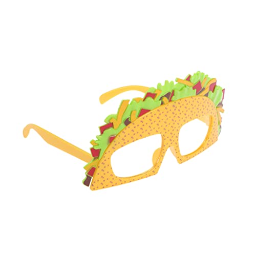 FRCOLOR Mexikanische Taco Spielzeugbrille Lustige Foto Booth Requisiten für Kostümparty Leichte Strapazierfähige Party Sonnenbrille Buntem Sandwich Design FRCOLOR Mexikanische Taco Spielzeugbrille Lustige Foto Booth Requisiten für Kostümparty Leichte Strapazierfähige Party Sonnenbrille Buntem Sandwich Design von FRCOLOR