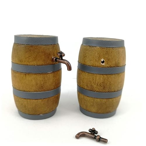 FRCOLOR Miniatur Holzfass mit Wasserhahn Dekorative Bar für Puppenhäuser und Mikrowelten Langlebige Holzornamente für Foto Layouts und Tischdekoration FRCOLOR Miniatur Holzfass mit Wasserhahn Dekorative Bar für Puppenhäuser und Mikrowelten Langlebige Holzornamente für Foto Layouts und Tischdekoration von FRCOLOR