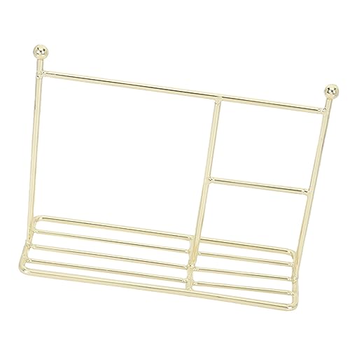 FRCOLOR Miniatur Kleiderständer für Puppen Praktischer Kleidung Aufbewahrungshalter für Puppenhaus Goldene Ausführung für Puppenbekleidung und Dekoration FRCOLOR Miniatur Kleiderständer für Puppen Praktischer Kleidung Aufbewahrungshalter für Puppenhaus Goldene Ausführung für Puppenbekleidung und Dekoration von FRCOLOR