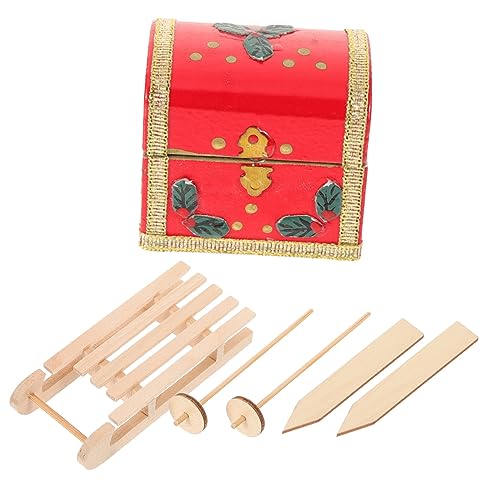FRCOLOR Miniatur Weihnachts Schlitten Deko Teilig Handgefertigte Holzfigur für Puppenhaus Langlebig und Leicht Weihnachtsdekor und Fotorequisite Perfektes für Familien und Bastelfans FRCOLOR Miniatur Weihnachts Schlitten Deko Teilig Handgefertigte Holzfigur für Puppenhaus Langlebig und Leicht Weihnachtsdekor und Fotorequisite Perfektes für Familien und Bastelfans von FRCOLOR