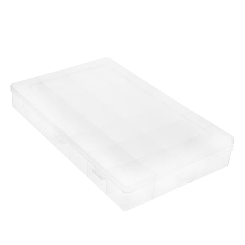 FRCOLOR Multipurpose Aufbewahrungsbox mit Fächern Transparente Sortierbox für Schmuck Kleinteile Langlebig Leicht Einfach zu Bedienen FRCOLOR Multipurpose Aufbewahrungsbox mit Fächern Transparente Sortierbox für Schmuck Kleinteile Langlebig Leicht Einfach zu Bedienen von FRCOLOR