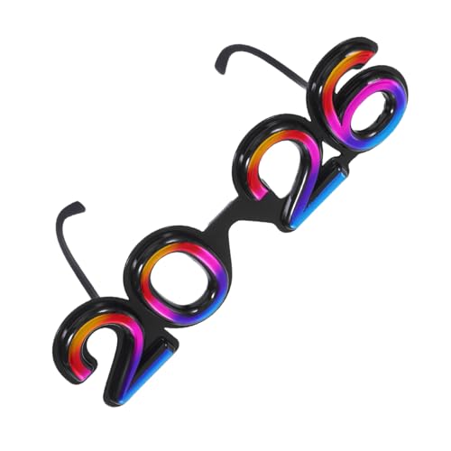 FRCOLOR Neujahrsbrille – 2026 Neuartige Zahlenbrille Silvesterparty Für Abschlussfeiern Foto Requisiten Und Feiertage Halloween FRCOLOR Neujahrsbrille – 2026 Neuartige Zahlenbrille Silvesterparty Für Abschlussfeiern Foto Requisiten Und Feiertage Halloween von FRCOLOR