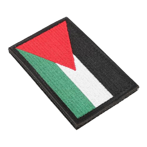 FRCOLOR Palästina Flaggen Aufnäher Besticktes Armband Zubehör Stickerei Applique Patch Patriotisches Abzeichen für Kleidung und Rucksack Individuelle Veredelung von FRCOLOR