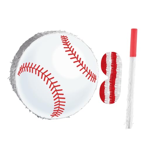 FRCOLOR Pinata Dekorationsspiele Für Augenbinde Sport Augendekorationen Geburtstags Konfetti Hängebündel Masken Duschenspielzeug Und Themenbedarf Stick Party Braut Baseball Mit Sport von FRCOLOR