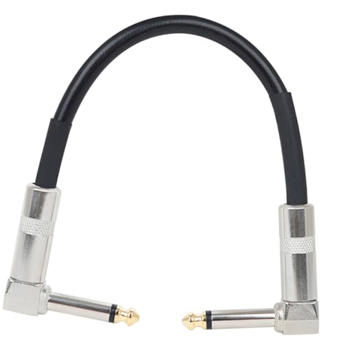 FRCOLOR Praktische Gitarreneffektkabel mit Metallstecker Robuste Stromleitung für Gitarrenpedale für Auftritte und Proben Langlebiges Material Perfektes von FRCOLOR