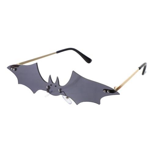 FRCOLOR Rahmenlose Fledermaus Lustige Eyewear Für Partys Cosplay Sommer Perfektes Accessoire Mit Visuellen Für Street Fashion FRCOLOR Rahmenlose Fledermaus Lustige Eyewear Für Partys Cosplay Sommer Perfektes Accessoire Mit Visuellen Für Street Fashion von FRCOLOR