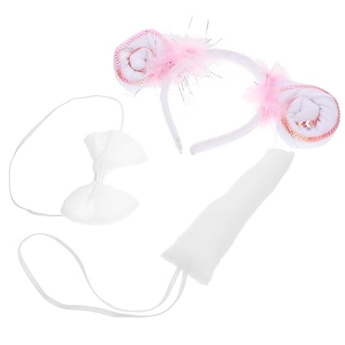 FRCOLOR Schafkostüm Zubehör Set Teiliges Set mit Haarreif Fliege und für Bühnenaufführungen Partys und Karneval Rosa Glitzer Design FRCOLOR Schafkostüm Zubehör Set Teiliges Set mit Haarreif Fliege und für Bühnenaufführungen Partys und Karneval Rosa Glitzer Design von FRCOLOR