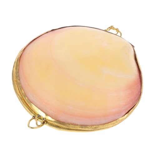 FRCOLOR Schmuckschatulle In Muschelform Muschelringhalter LED Süßer Handbemalter Halter Schmuck Organizer Tablett Schlüsselmuscheln Muschelförmiger Schmuckbehälter Muschelhalter von FRCOLOR