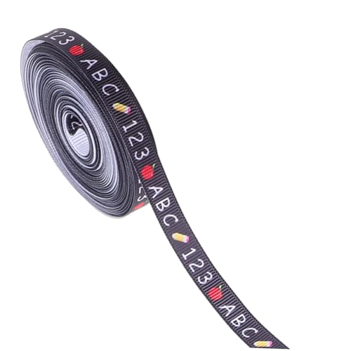 FRCOLOR Schulanfang Geschenkband mit Stiftmotiv Polyesterband Farbecht Langlebig Einfach zu Binden Vielseitig Einsetzbar für Geschenkverpackung und Bastelarbeiten FRCOLOR Schulanfang Geschenkband mit Stiftmotiv Polyesterband Farbecht Langlebig Einfach zu Binden Vielseitig Einsetzbar für Geschenkverpackung und Bastelarbeiten von FRCOLOR