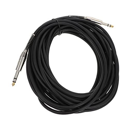 FRCOLOR Stereo Audiokabel für Elektrische Gitarren Professionelles Lautsprecherkabel Schwarz mit Hochwertiger Übertragung und Hoher Zuverlässigkeit von FRCOLOR