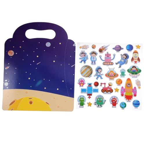 FRCOLOR Stickerbuch Bubble Sticker Buch Lernspielzeug für Kleinkinder Wiederverwendbare DIY Aufkleber Fördert Kreativität und Eltern Junge Mädchen Interaktion Pädagogisch Geeignet für FRCOLOR Stickerbuch Bubble Sticker Buch Lernspielzeug für Kleinkinder Wiederverwendbare DIY Aufkleber Fördert Kreativität und Eltern Junge Mädchen Interaktion Pädagogisch Geeignet für von FRCOLOR