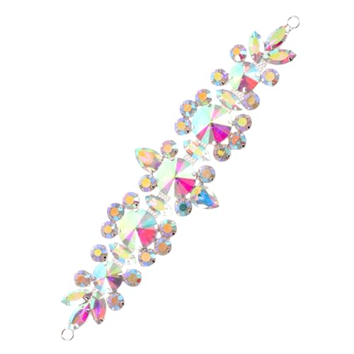 FRCOLOR Strass Hochzeit Applikation Pferdeaugen Design Glitzer Patch für Brautkleid Gürtel Dekoration Schuhzubehör Leicht Vielseitig für Kleidung Jeans Taschen Handwerk von FRCOLOR
