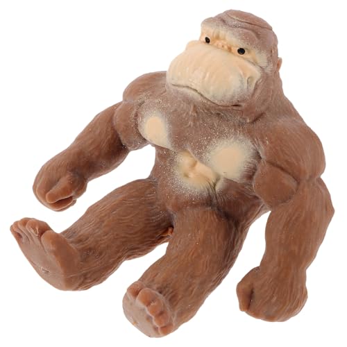 FRCOLOR Stressabbau Gorilla und Dehnbar Langsam Rückfederndes Hand Sensory Squeeze Tier Entspannendes Antistress Quetschspielzeug für Erwachsene und Niedliche Tischdekoration von FRCOLOR