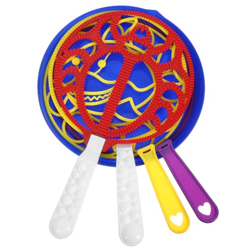 FRCOLOR Teiliges Bubble Wands mit Tablett aus Bruchsicherem Verschiedene Lochgrößen für Bunte Riesenblasen Outdoor für Partyspaß FRCOLOR Teiliges Bubble Wands mit Tablett aus Bruchsicherem Verschiedene Lochgrößen für Bunte Riesenblasen Outdoor für Partyspaß von FRCOLOR