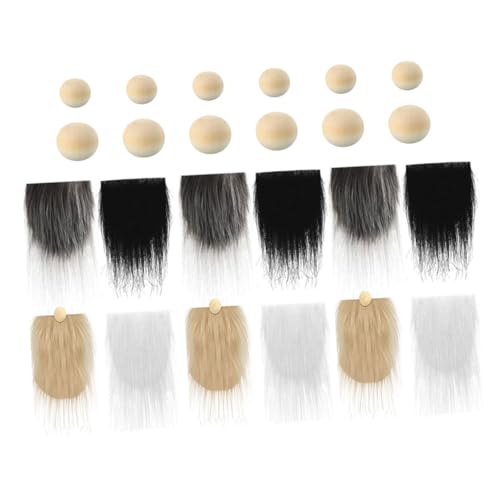 FRCOLOR Teiliges Gnome Kostüm Bastelset mit Polyesterbeard in Dunkel Khaki Dunkelgrau und Holzperlen für DIY Gnome Puppen Weihnachtsmann Kostüm Zubehör FRCOLOR Teiliges Gnome Kostüm Bastelset mit Polyesterbeard in Dunkel Khaki Dunkelgrau und Holzperlen für DIY Gnome Puppen Weihnachtsmann Kostüm Zubehör von FRCOLOR