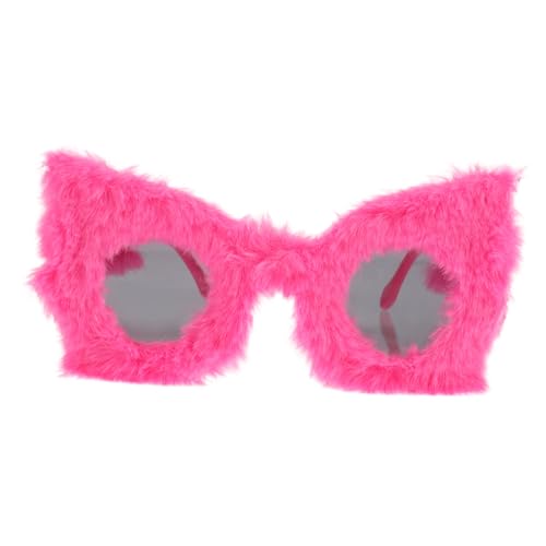 FRCOLOR Vintage Plüsch-sonnenbrille Pelzige Partybrille Für Strandfestival-events FRCOLOR Vintage Plüsch-sonnenbrille Pelzige Partybrille Für Strandfestival-events von FRCOLOR
