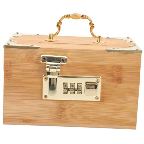 FRCOLOR Vintage Schmuckschatulle Dekorative Aufbewahrungskiste mit Schloss für Schmuck Persönliche Schätze Retro Piraten für Hochzeiten von FRCOLOR