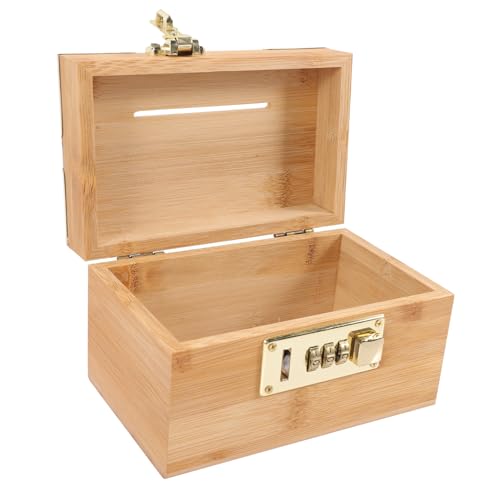 Schmuckschatulle Retro Aufbewahrungsbox mit Deckel Vintage Coin Bank Box für Schmuck Persönliche Schätze Elegantes Design für Zuhause Dekorative Deko Box von FRCOLOR