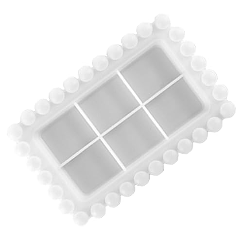Silikon Gießform für Kreative Diy Projekte Rechteckige Aufbewahrungsschale mit Perlenrand Langlebige Silikonform für Epoxidharz Wiederverwendbar Leicht zu Reinigen Silikon Gießform für Kreative Diy Projekte Rechteckige Aufbewahrungsschale mit Perlenrand Langlebige Silikonform für Epoxidharz Wiederverwendbar Leicht zu Reinigen von FRCOLOR