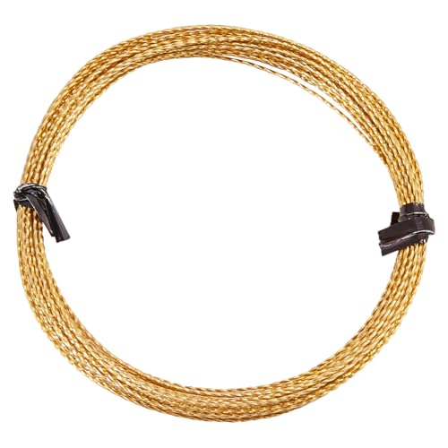 FREEBLOSS 0,1 cm, 6 m, gedrehter Draht, gefüllt mit weichem Draht für Drahtwickelung, Schmuckherstellung, Perlen, wissenschaftliche Projekte, DIY-Kunstwerke aus Messing FREEBLOSS 0,1 cm, 6 m, gedrehter Draht, gefüllt mit weichem Draht für Drahtwickelung, Schmuckherstellung, Perlen, wissenschaftliche Projekte, DIY-Kunstwerke aus Messing von FREEBLOSS