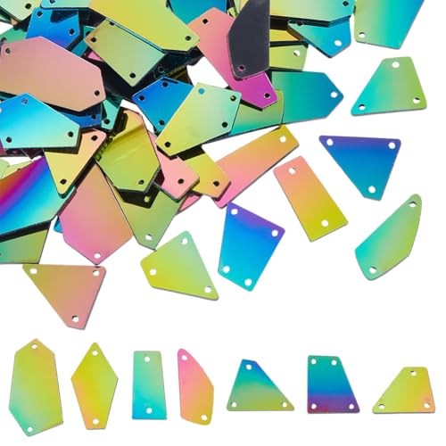 FREEBLOSS 100 Stück Spiegelperlen Strasssteine Regenbogen Spiegelperlen Zerbrochene Glasstücke Zum Basteln Kristall Spiegelperlen Mit Flacher Rückseite Acryl Kristall Strasssteine FREEBLOSS 100 Stück Spiegelperlen Strasssteine Regenbogen Spiegelperlen Zerbrochene Glasstücke Zum Basteln Kristall Spiegelperlen Mit Flacher Rückseite Acryl Kristall Strasssteine von FREEBLOSS