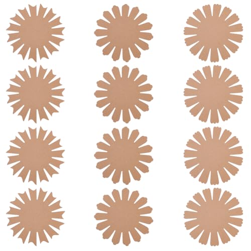 FREEBLOSS 12 Stück Geflochtene Korbbasis Zum Korbflechten von Blumen Korbflechtformen Für Anfänger Geflochtene Korbpapiervorlage Für Korbflechtzubehör Wellpapierkorb Für Osteraktivitäten von FREEBLOSS