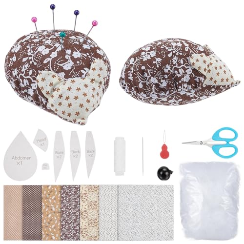 FREEBLOSS 2 Set Igel Patchwork Nadelkissen Kit DIY Patchwork Nadelkissen Nähset Handgemachtes Nähen Basteln Stoff Quilten für Anfänger FREEBLOSS 2 Set Igel Patchwork Nadelkissen Kit DIY Patchwork Nadelkissen Nähset Handgemachtes Nähen Basteln Stoff Quilten für Anfänger von FREEBLOSS