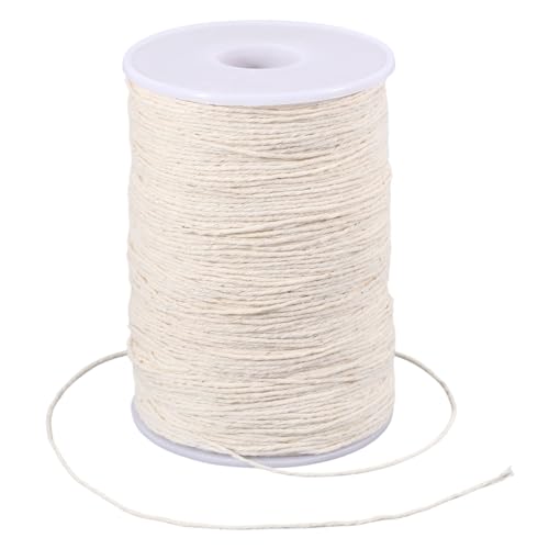 FREEBLOSS 300 m Sashiko-Garn, 100 % Baumwolle, Stickgarn, 5 Stränge, weißes Handnähgarn für Handarbeiten, Sashiko-Zubehör von FREEBLOSS