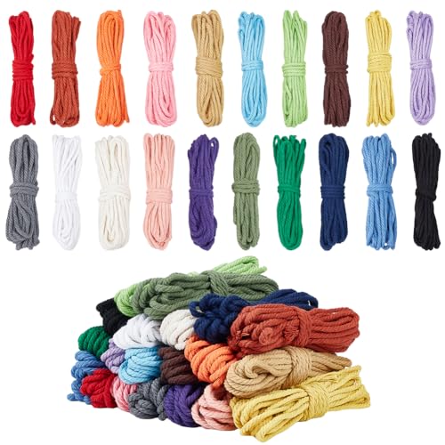FREEBLOSS 3mm * 100 m Natürliche Makramee Kordel 20 Farben Makramee Seil Aus Reiner Baumwolle Zum Aufhängen An Der Wand Pflanzenhalter Weihnachtsschmuck Alles Zum Makramee Handwerk FREEBLOSS 3mm * 100 m Natürliche Makramee Kordel 20 Farben Makramee Seil Aus Reiner Baumwolle Zum Aufhängen An Der Wand Pflanzenhalter Weihnachtsschmuck Alles Zum Makramee Handwerk von FREEBLOSS