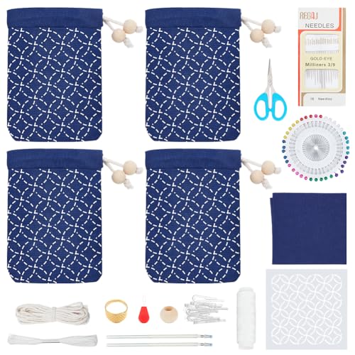 FREEBLOSS 4 Set Sashiko Geldbörsen Set. DIY Set Zur Herstellung von Sashiko Taschen Mit Wunderschönen Musterschablonen. Unverzichtbares Materialset Erstellen Sie Ihre Eigene Personalisierte Tasche. FREEBLOSS 4 Set Sashiko Geldbörsen Set. DIY Set Zur Herstellung von Sashiko Taschen Mit Wunderschönen Musterschablonen. Unverzichtbares Materialset Erstellen Sie Ihre Eigene Personalisierte Tasche. von FREEBLOSS
