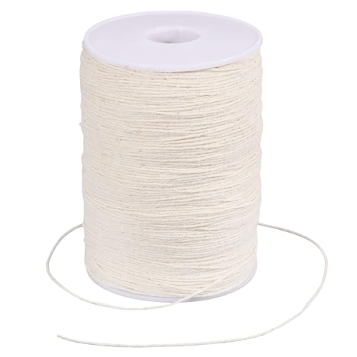 FREEBLOSS 400 m Sashiko Garn 100% Baumwoll Stickgarn 4 Strängig Weiß Handnähgarn Für Handarbeiten Sashiko Zubehör von FREEBLOSS