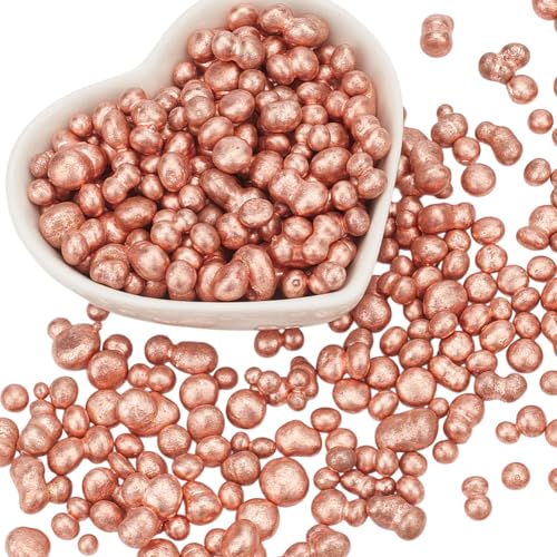 FREEBLOSS 500g Reine Kupfermetallspäne Kleine Kupfermetallklumpen Probe Zum Metallgießen Und Schmelzen Für Kunstexperimente Produktionsindustrie Schweißen von Metallbeschlägen Für Roségoldschmuck von FREEBLOSS