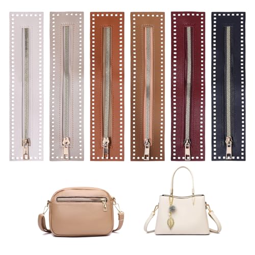 FREEBLOSS 6 Farbe PU Leder Reißverschluss Zum Nähen von Handtaschen Leder Näh Reißverschlussrahmen Häkel Reißverschluss Mit Löchern Für Häkeltaschen Für DIY Näh Und Bastelprojekte 10.6 x 2.2'' FREEBLOSS 6 Farbe PU Leder Reißverschluss Zum Nähen von Handtaschen Leder Näh Reißverschlussrahmen Häkel Reißverschluss Mit Löchern Für Häkeltaschen Für DIY Näh Und Bastelprojekte 10.6 x 2.2'' von FREEBLOSS
