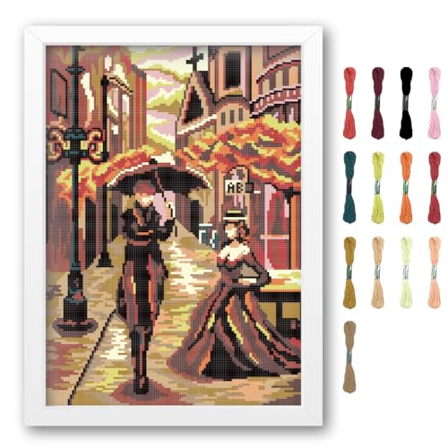 FREEBLOSS 6 Set Gestempelte Kreuzstich Sets Nadelspitze Vorgedruckte Kreuzstich Sets Retro Dämmerungsmuster Kreuzstich Sets Für Erwachsene Sticksets Kunst Und Handwerk Für Anfänger Mit Anleitung FREEBLOSS 6 Set Gestempelte Kreuzstich Sets Nadelspitze Vorgedruckte Kreuzstich Sets Retro Dämmerungsmuster Kreuzstich Sets Für Erwachsene Sticksets Kunst Und Handwerk Für Anfänger Mit Anleitung von FREEBLOSS