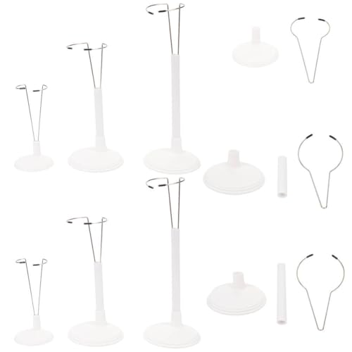 FREEBLOSS 6 Stück Schwarzer Verstellbarer Puppenständer, Actionfigurenständer, Präsentationshalter, 3 verschiedene Größen, Puppenpräsentationshalter Aus Kunststoff, 20 cm/25 cm/30 cm Große Puppen FREEBLOSS 6 Stück Schwarzer Verstellbarer Puppenständer, Actionfigurenständer, Präsentationshalter, 3 verschiedene Größen, Puppenpräsentationshalter Aus Kunststoff, 20 cm/25 cm/30 cm Große Puppen von FREEBLOSS