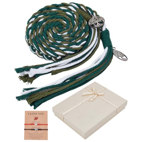 FREEBLOSS 66" Hochzeits Lasso Seil Handfasting Kordel Für Die Hochzeit Traditionelles Lasso Seil Mit 2 Paar Armbändern Und Geschenkbox Handbindung Für Zeremonien Einheitsrituale von FREEBLOSS