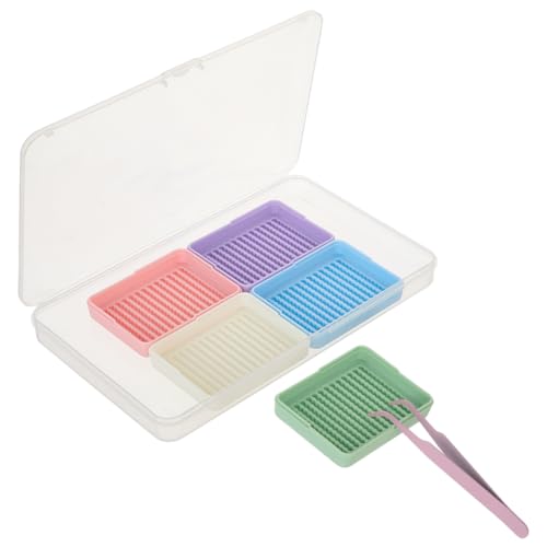 FREEBLOSS 7-in-1 Sicherungsperlen-Auswahltablett, Sicherungsperlen-Zubehör-Set mit Aufbewahrungsbox, 5 Sortierschalen, Pinzette, geeignet für 2,6 mm große Perlen von FREEBLOSS