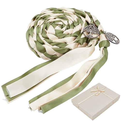 FREEBLOSS 90" Hochzeits Lasso Seil Seiden Handfasting Kordel Für Die Hochzeit Traditionelles Lasso Seil Mit Geschenkbox Handbinden Für Zeremonien Einheitsrituale von FREEBLOSS